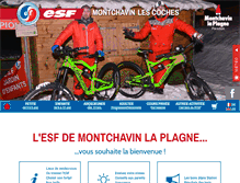 Tablet Screenshot of esf-montchavinlescoches.com